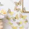 48pcs/4set 3D Butterfly Wall Decor 4 Styles 3 Sizes,Butterfly Decorations for Butterfly Birthday Party Cake Room Decorations