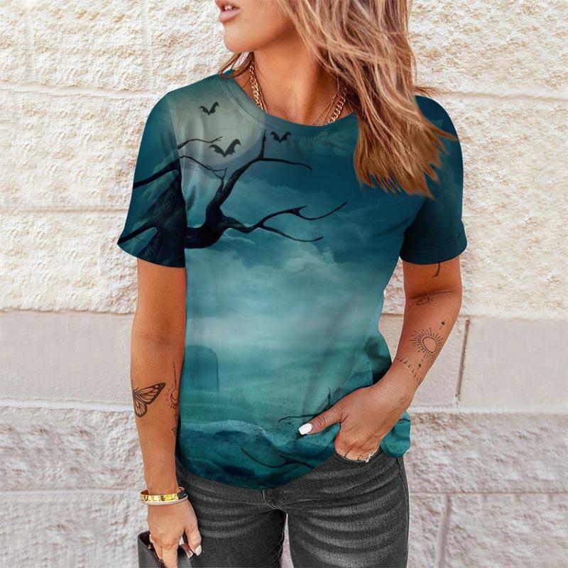 

Футболка с короткими рукавами для мужчин и женщин с цифровым принтом Creative Animal 3D 5XL