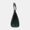 [Pre-Owned] Zumi Double G Buckle Leather Large Capacity Shoulder Crossbody Tote Bag Medium - Very Good #KV32HG