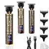 Carving Hair Clipper Professional Hair Cutting Machine Barber Rechargeable Hair Trimmer Metal Haircut Machine Clipper for Men