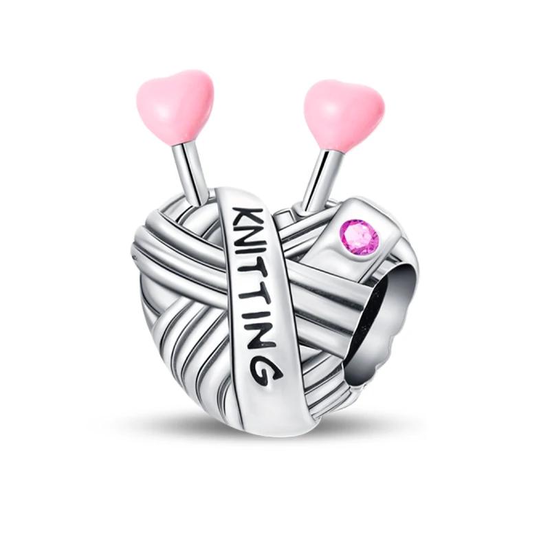 Creative Family Life Series Sewing Machine Weaving Alarm Clock Hair Dryer Charms Beads Fit Diy Bracelets Copper