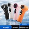 Portable Handheld Mini Fan: USB Rechargeable, Long Battery Life, Powerful Cooling