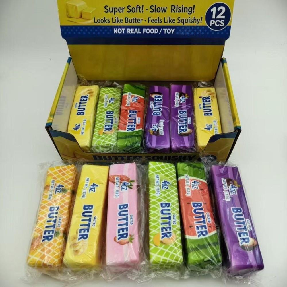Langsam steigendes Butterstick Fidget Spielzeug Weiches Gefühl Butterstick Quetschspielzeug Schreibtisch Geschenke