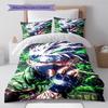 Naruto Flying Pose Bedding Set Anime Duvet Cover Polyester Soft Comforter Set -QJY
