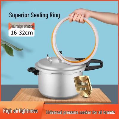 Pressure Cooker Silicone Sealing Ring - Aluminum & Stainless Steel Accessory