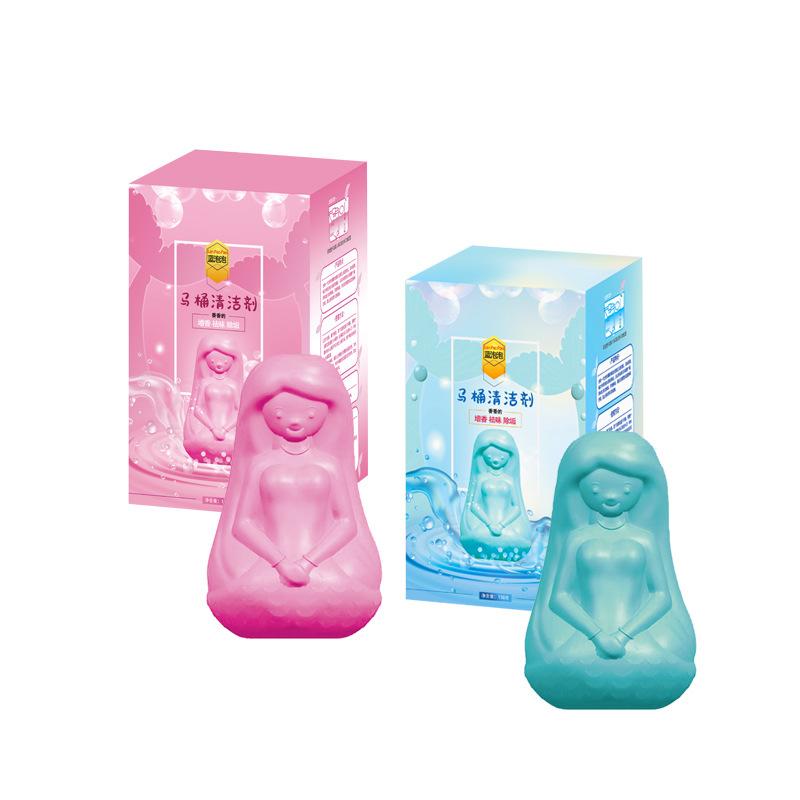 150g Fragrant Toilet Cleaner with Customized Fragrance, Blue Bubble Style