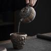 270ml Vintage Gilded Teapot Household Handmade Coarse Pottery Tea Brewer Kung Fu Tea Set