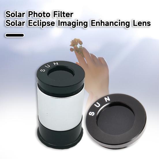 

Объектив телескопа для изображений солнечного затмения Yousheng, компактный размер, портативный, универсальный, простая установка, фильтр для линз, улучшающий изображение солнечного затмения