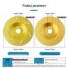 Brazed Diamond Stone Grinding Bowl Pad: Dual-use Sawtooth Disc for Marble and Rock Slab Polishing