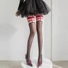 Breathable Garter Stockings Seamless Over Knee Socks Personalized Rivet Silk Stockings  Lolita