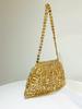 Women's Exclusive Textured Woven Crossbody Bag - Chic Underarm & Evening Bag