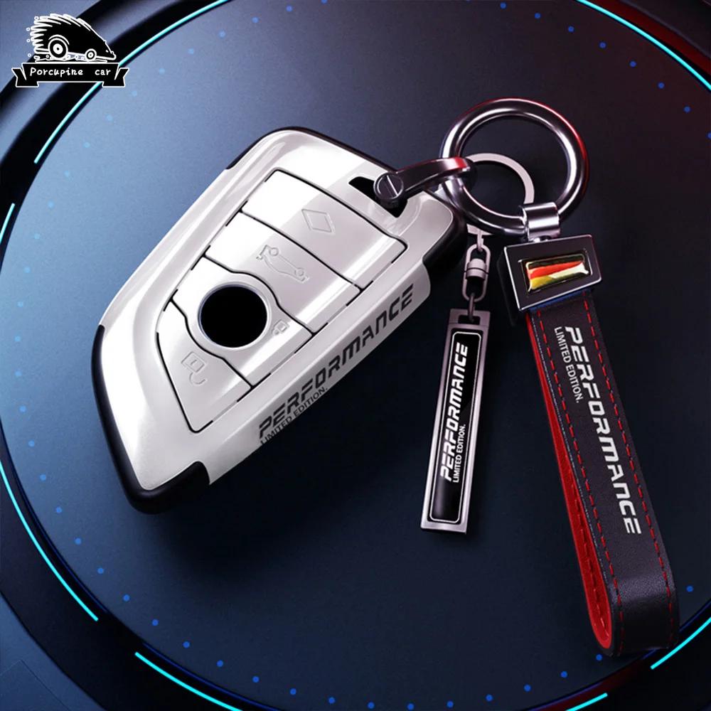 Abs Car Key Case Cover Shell Fob For Bmw X1 X3 X5 X6 X7 G20 G30 G05 F15 F16 1 3 5 7 Series F01 F02 G11 F48 F39 Auto Accessories