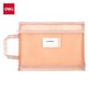 Deli A4 Mesh Zipper File Bags