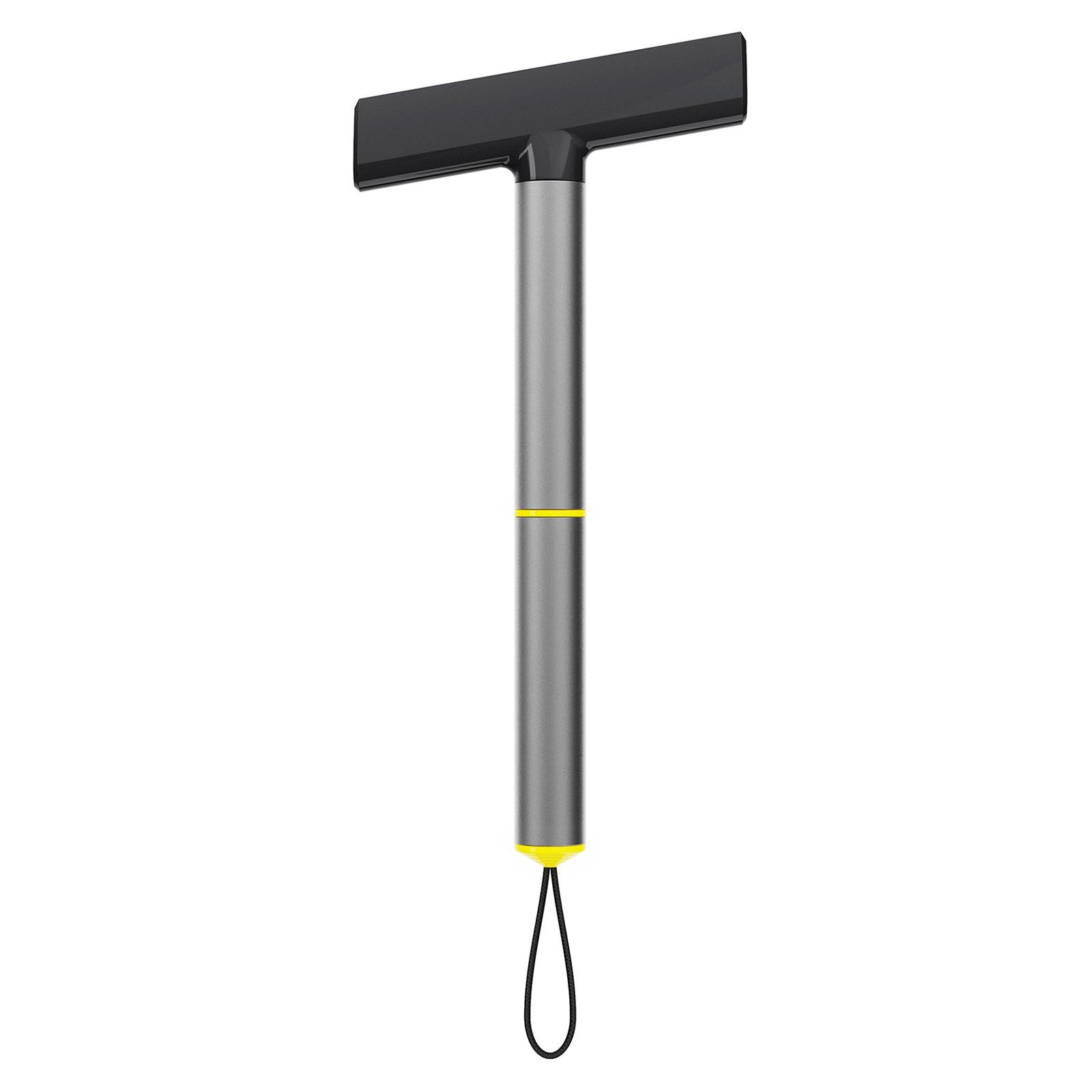 

Снежная метла скребок для льда с мягкой головкой из термополиуретана, устойчивой к царапинам, 10-дюймовая длинная ручка, зимний ледокол для лобового стекла