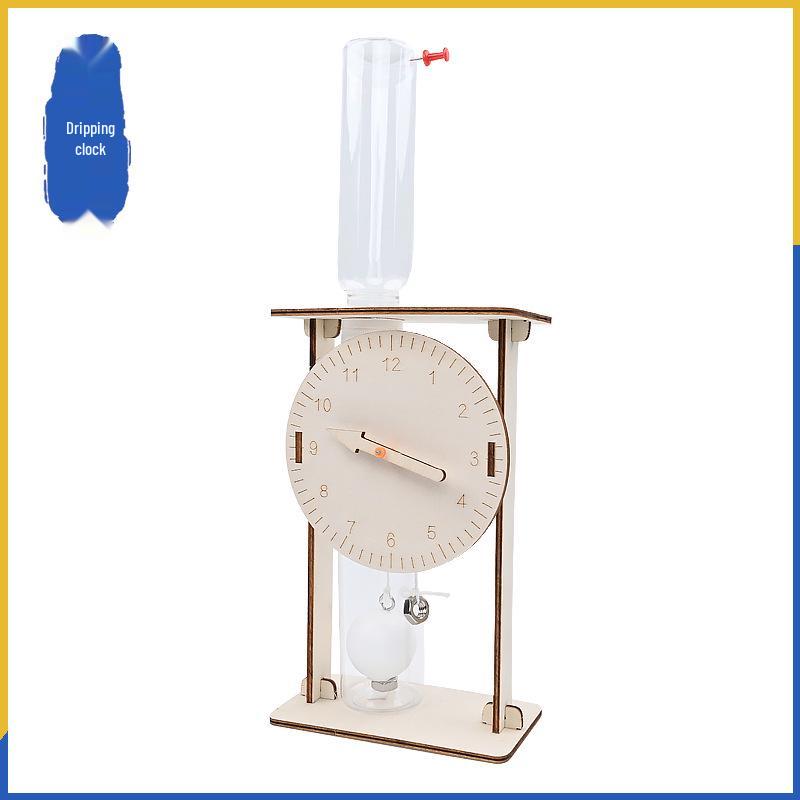 Ancient Drip Water Clock DIY Model - Handmade Scientific Experiment Teaching Aid for STEAM.