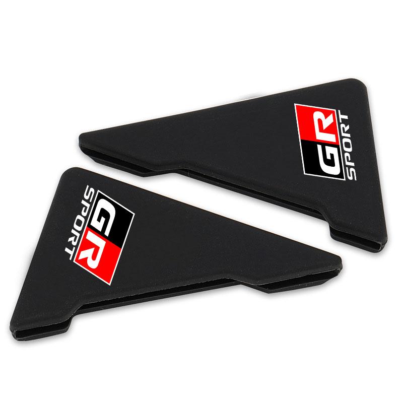 2Pcs Car Door Corner Silicone Protective Anti-Collision Cover for Toyota Trd Prado Aqua Hilux Rav4 Camry Prius TRD Venza GR