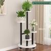 Shixun Multi-Tier Steel & Wood Plant Stand with Storage