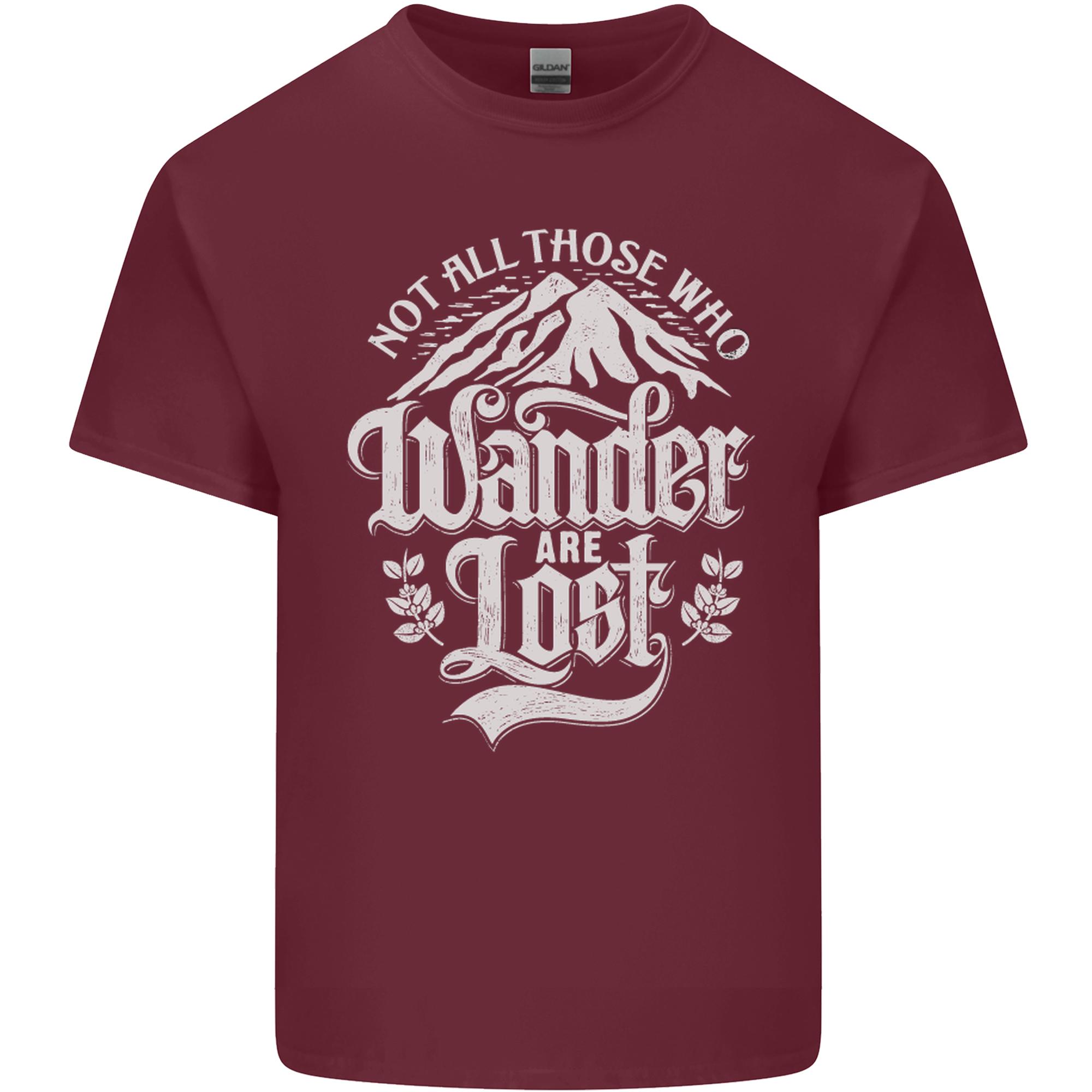 Not All Those Who Wander Are Lost Trekking Unisexs Light Cotton TShirt S