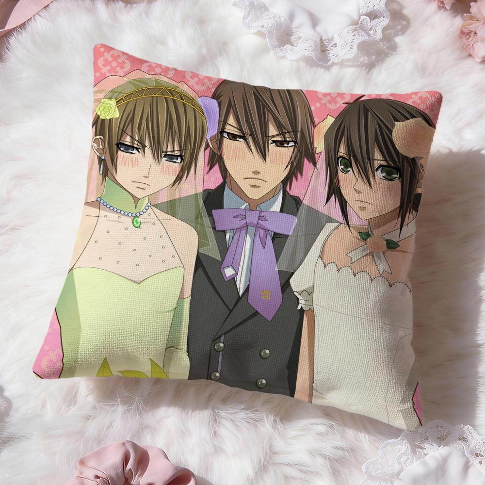 j-Junjou Romantica Cushion Cover Premium Comfort Reversible Pillow Cove -Two in One Design for Any Room & Car Interior