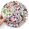 50 Graffiti-Sticker Personalisierte Cartoon-Japanische Comics Dekoration Handyhülle Wasserbecher Computer-Sticker