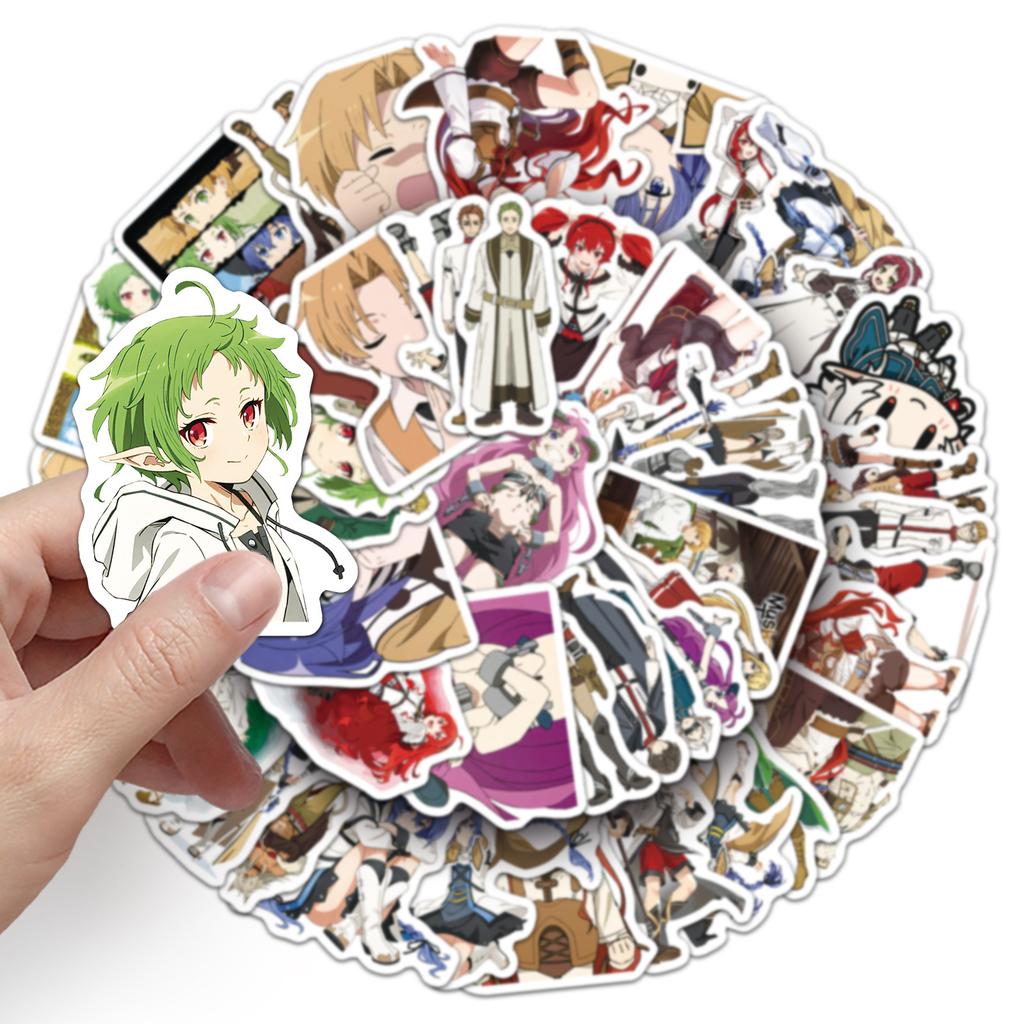 50 Graffiti-Sticker Personalisierte Cartoon-Japanische Comics Dekoration Handyhülle Wasserbecher Computer-Sticker