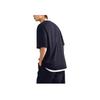 Anta Comfortable Casual Simple Breathable Versatile Loose Round Neck Short Sleeve T-Shirt Unisex Tops Basic-Black 972528116-5
