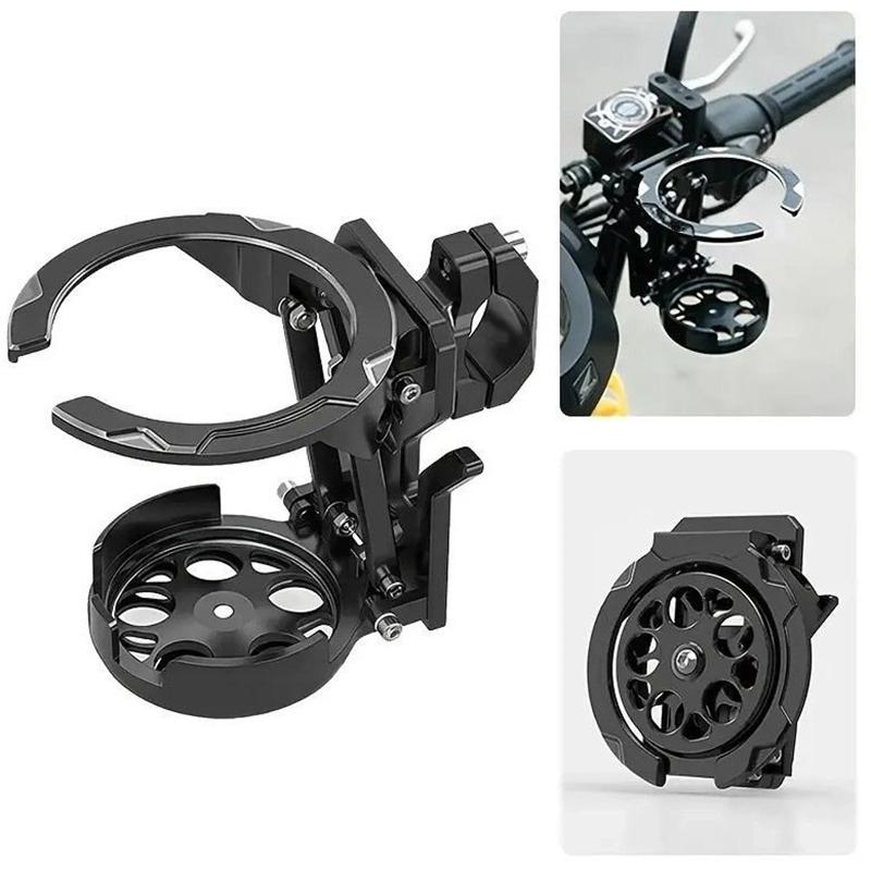 Motorcycle Electric Vehicle Folding Cup Holder With Sturdy Build And Anti Slip Design Perfect For Daily Riding Road Trips
