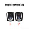 BOHQ2 Alloy Leather Car Remote Smart Key Case Cover for BMW I3 I8 Series CAR Protector Keyless Shell Holder Accessories Keychain