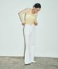CITTA Classic Loose Fit Chino Bootcut Pants_Ctb541 (White)