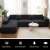Stretch Sofa Slipcover Spandex Soft Couch Cover Washable Furniture Protector with Elastic Bottom for Kids Dog Pets 1 Piece