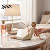 Lightweight Decorative Figurine Handcrafted Women Aroma Resin Elegant Lady Incense Stick Holder Relaxation Scent Diffuser Stand Meditating Sculpture