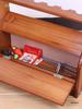 Solid Wood Floor-Standing Fishing Rod Rack | 6-Position Storage Stand for Rods & Gear