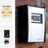 Japan Lock Service ABUS Fixed Variable Card and Key Storage Surface Box, 4-Digit Dial, Box, Mount, AB-KG2-B