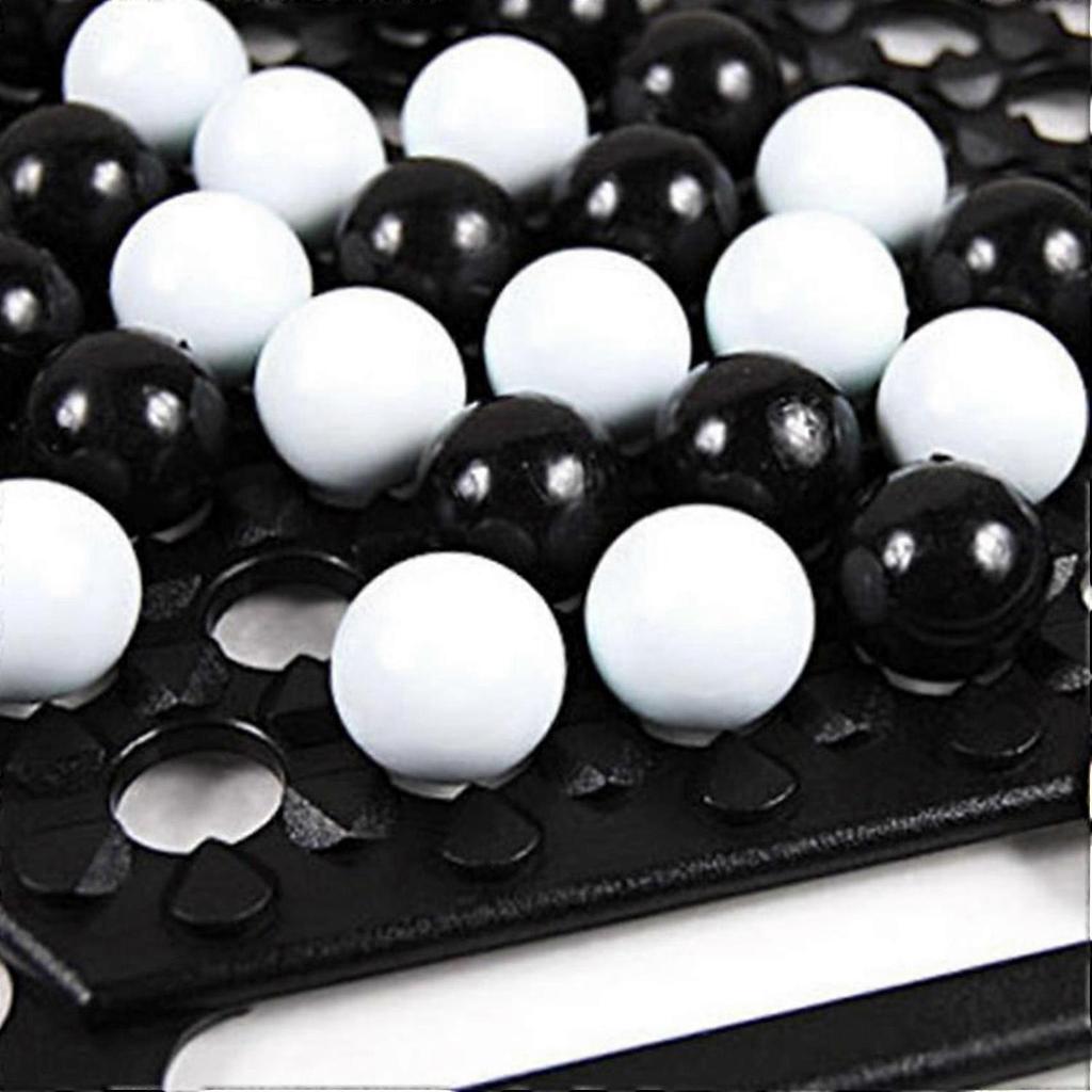 20 Pcs Marbles 16mm Glass Decoration Color Nuggets Toy Black White