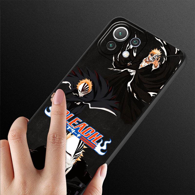 Case For Xiaomi Mi 11 Lite 5G NE 11T Pro 10T 9T 12 12T 12S 12X 11X 11i Note 10 9 Silicone TPU Phone Cover Kurosaki Ichigo Bleach