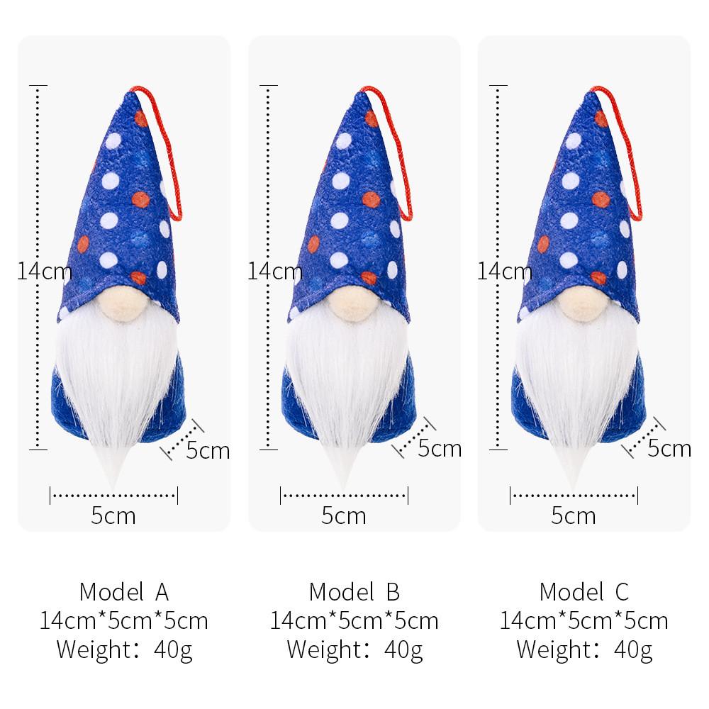 Day Independence Colorful Plush Hanging Doll For Festive Decorations Gifts And