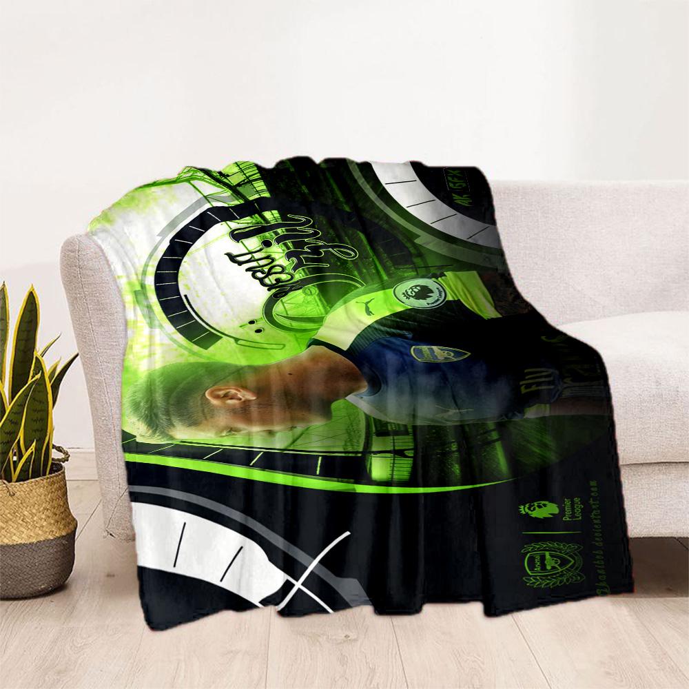 Goalkeeper Saves Ball. Blanket Durable Comfort Perfect for Livingroom Seaside Bed All-Season Use Playful Design Gifts For Family Or Friends