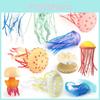 Marine Simulation Plastic Jellyfish Model Static Aquarium Decor For Enthusiasts