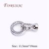 18K Gold Plated Brass with Zircon Clasps For Jewelry,Fasteners For Bracelets Connectors,Accessories DIY Jewelry Making Supplies