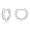 Orecchini Classici Brillanti in Zirconia Cubica da Donna Colore Oro Rosa Carini Mini Accessori per Orecchie Lobe Gioielli alla Moda E547