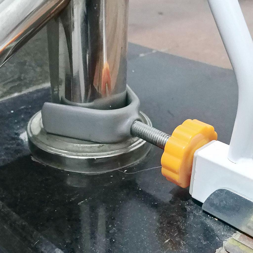 2 Pieces Y Shaped Spindle Rod Gate Banister Adapters for Pressure Mounted Baby Gates with Rubber Padded Ends