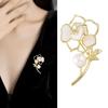 Mode Perle Kamelienblume Brosche Für Damen Mädchen Elegant Vielseitig Korsage Mantel Kleid Reversnadeln Bekleidungszubehör Geschenke