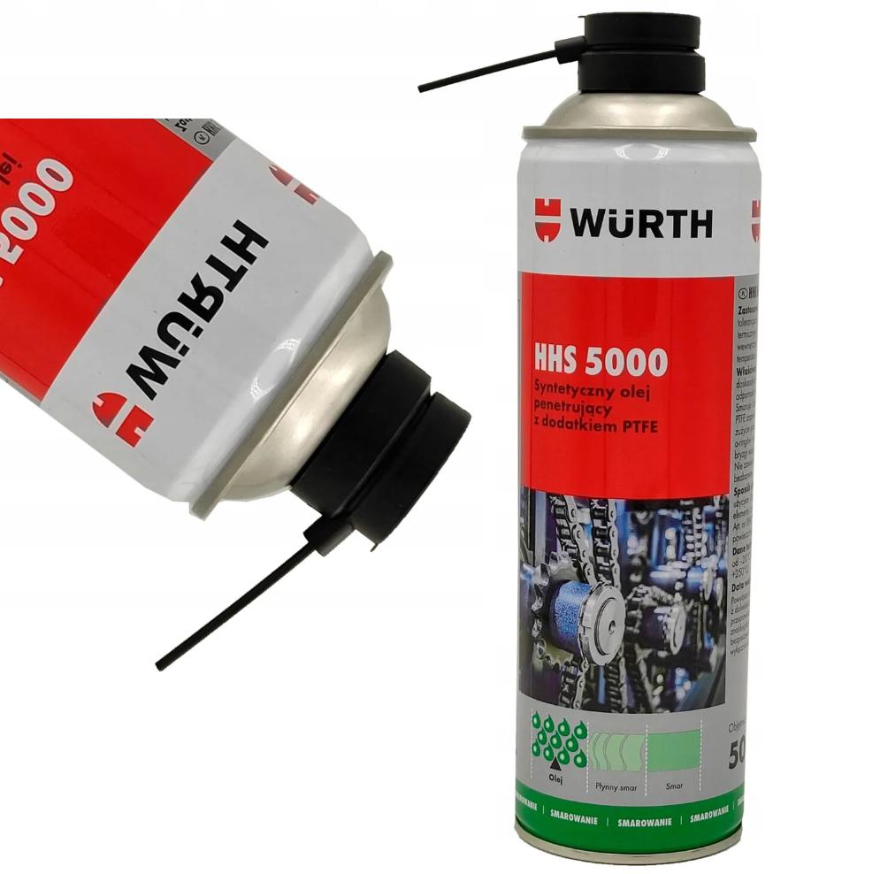 Wurth Hhs 5000 Vaselină Sintetică Foarte Aderență Ptfe 500