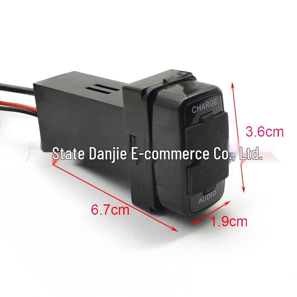 Mitsubishi Pajero Sport 2011-2015 Dual USB Car Charger, Fuse Box Powered Mobile Phone Charger