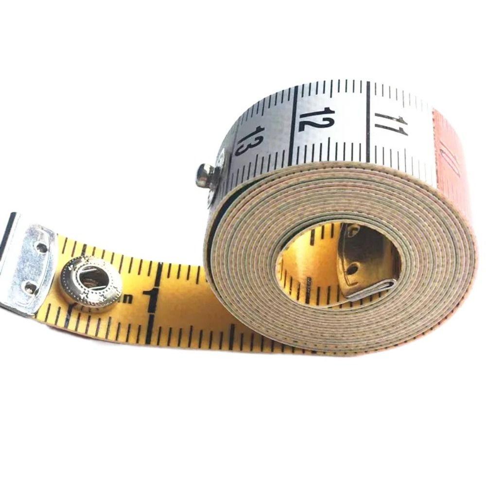with Snap Fasteners Tailor Tape Measure 150cm Cloth Measuring Scale Body Measuring Ruler