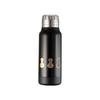 THERMO MUG Stainless Steel Bottle, 190ml, Black Lacquer Umbrella Bottle, Mini, Maki-e Gourd Design [URUSHI UMBRELLA BOTTLE MINI] UB19-URM