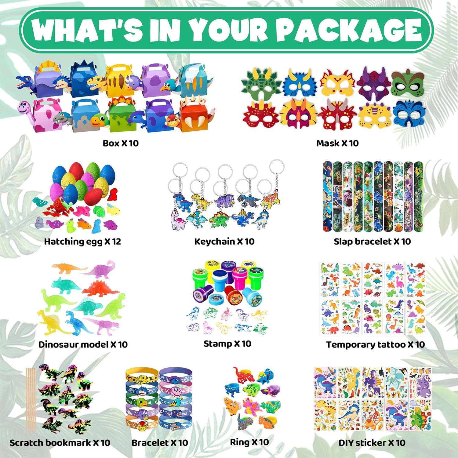 Подарки на вечеринку с динозаврами, Принадлежности для дня рождения с динозаврами, Пакетики с угощениями для дня рождения детей с динозаврами, Наполнители для подарочных пакетов с динозаврами, Тематика динозавров