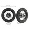 Rear Wheel Rim Tire Replacement 14in Easy Installation Dirt Bike Rear Wheel Tire Assembly Improved Traction for TSD 110 TD 125