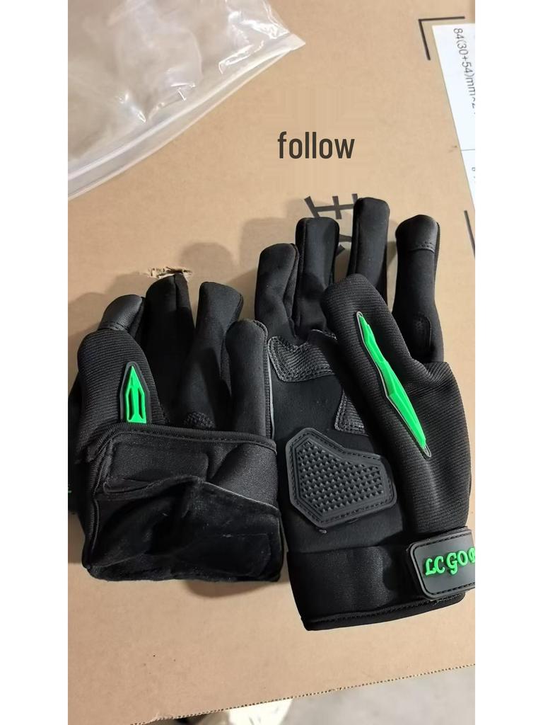 Men's Tactical Full Finger Motorcycle Gloves - Anti-slip, Wear-resistant, Touchscreen, Hard Shell Protection for Outdoor Riding