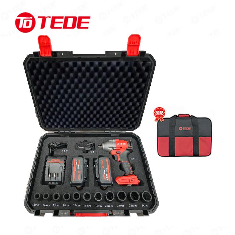 TEDE YD-6788 Brushless Cordless Impact Wrench Set CN plug (adapter included)